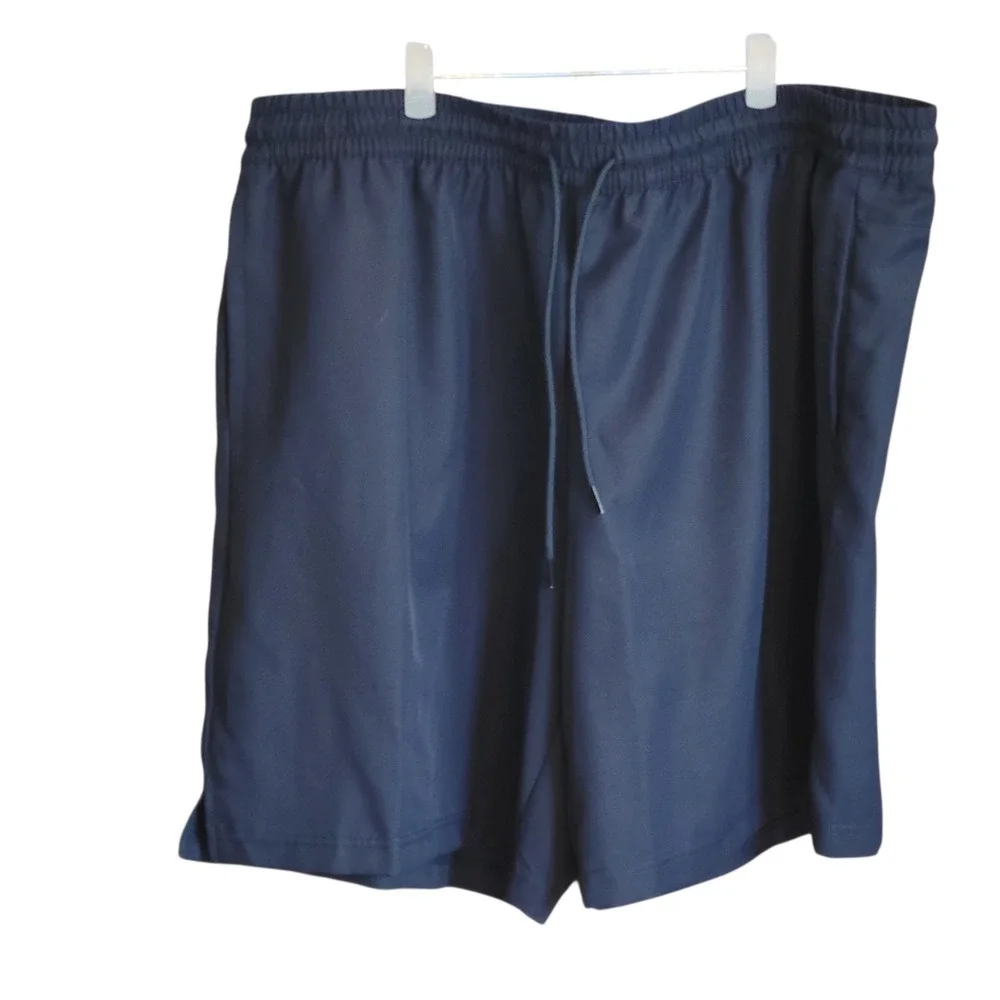 Xersion Mens Athletic Shorts Elastic Waist Drawstring Size XL Navy & Green New
